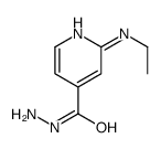 4-Pyridinecarboxylicacid,2-(ethylamino)-,hydrazide(9CI) Structure