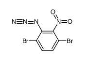 2-azido-1,4-dibromo-3-nitro-benzene结构式