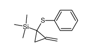2-methylidene-1-(phenylthio)-1-(trimethylsilyl)cyclopropane结构式