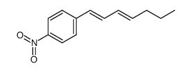 1-(4-nitrophenyl)-1,3-heptadiene结构式