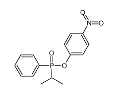 4-Nitrophenyl (1-methylethyl)phenylphosphinate结构式