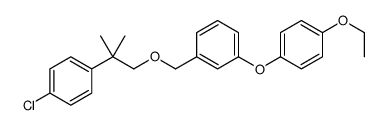 1-chloro-4-[1-[[3-(4-ethoxyphenoxy)phenyl]methoxy]-2-methylpropan-2-yl]benzene结构式