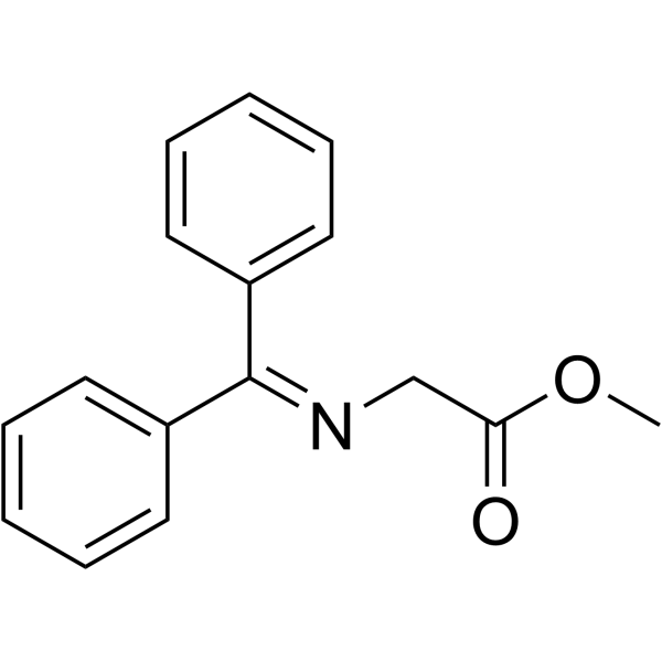 Methyl N-(diphenylmethylene)glycinate Structure