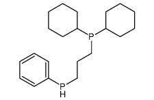 dicyclohexyl(3-phenylphosphanylpropyl)phosphane结构式