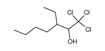 1,1,1-trichloro-3-ethyl-2-heptanol结构式