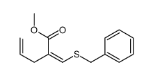 methyl 2-(benzylsulfanylmethylidene)pent-4-enoate结构式