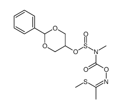 methyl (1Z)-N-[methyl-[(2-phenyl-1,3-dioxan-5-yl)oxysulfinyl]carbamoyl]oxyethanimidothioate Structure