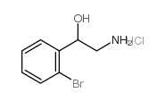 2-氨基-1-(2-溴苯基)-乙醇盐酸盐结构式