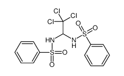 2,2,2-(Trichloroethylidene)bis(benzenesulfonamide)结构式