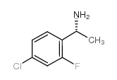 (AR)-4-氯-2-氟-A-甲基苯甲胺结构式