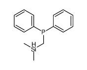 dimethylsilylmethyl(diphenyl)phosphane Structure