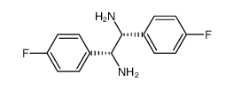 (R,R)-1,2-bis(4-fluorophenyl)-1,2-ethanediamine结构式