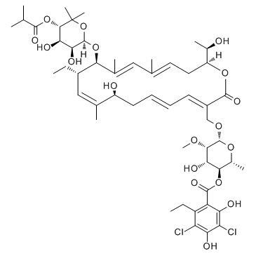 fidaxomicin structure