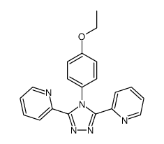 2-[4-(4-ethoxyphenyl)-5-pyridin-2-yl-1,2,4-triazol-3-yl]pyridine Structure