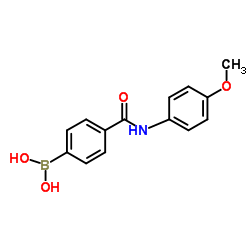 (4-((4-Methoxyphenyl)carbamoyl)phenyl)boronic acid Structure