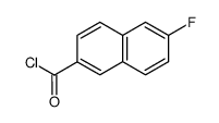 6-fluoro-2-naphthoyl chloride Structure
