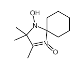 1-hydroxy-2,2,3-trimethyl-4-oxido-1-aza-4-azoniaspiro[4.5]dec-3-ene Structure