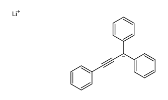 lithium,1,3-diphenylpropa-1,2-dienylbenzene Structure