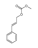 methyl 3-phenylprop-2-enyl carbonate Structure