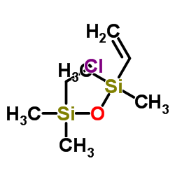 1-乙烯基-3-氯甲基-1,1,3,3-四甲基二硅氧烷结构式