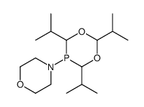 4-[2,4,6-tri(propan-2-yl)-1,3,5-dioxaphosphinan-5-yl]morpholine结构式