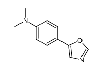 N,N-dimethyl-4-(1,3-oxazol-5-yl)aniline结构式