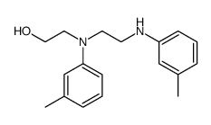 2-[3-methyl-N-[2-(3-methylanilino)ethyl]anilino]ethanol Structure