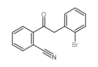 2-(2-BROMOPHENYL)-2'-CYANOACETOPHENONE Structure