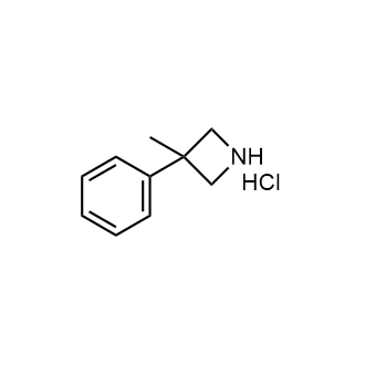 3-Methyl-3-phenylazetidine hydrochloride Structure