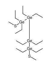 Tetragermane, 1,1,2,2,3,3,4,4-octaethyl-1,4-bis(methylthio) Structure