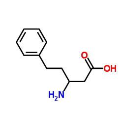 3-氨基-5-苯基戊酸结构式