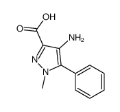 4-amino-1-methyl-5-phenylpyrazole-3-carboxylic acid Structure