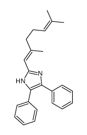 2-(2,6-dimethylhepta-1,5-dienyl)-4,5-diphenyl-1H-imidazole Structure