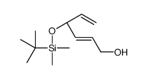 (4R)-4-[tert-butyl(dimethyl)silyl]oxyhexa-2,5-dien-1-ol结构式