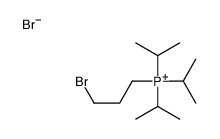 3-bromopropyl-tri(propan-2-yl)phosphanium,bromide Structure