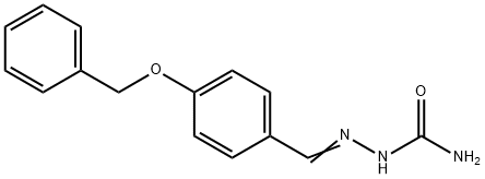 Hydrazinecarboxamide, 2-[[4-(phenylmethoxy)phenyl]methylene]- Structure