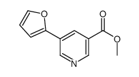 methyl 5-(furan-2-yl)pyridine-3-carboxylate结构式
