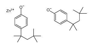 zinc bis[p-(1,1,3,3-tetramethylbutyl)phenolate]结构式
