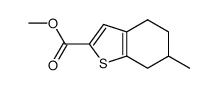 6-methyl-4,5,6,7-tetrahydro-benzo[b]thiophene-2-carboxylic acid methyl ester Structure