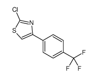 2-chloro-4-[4-(trifluoromethyl)phenyl]-1,3-thiazole Structure