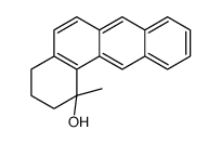 1-methyl-3,4-dihydro-2H-benzo[a]anthracen-1-ol结构式