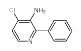 3-氨基-4-氯-2-苯基吡啶结构式
