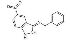 N-benzyl-5-nitro-1H-indazol-3-amine Structure