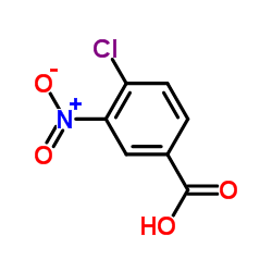 4-Chloro-3-nitrobenzoic acid structure