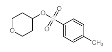 四氢-2H-吡喃-4-基4-甲基苯磺酸酯结构式