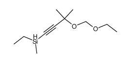 1--3-methyl-3-aethoxymethoxy-butin-(1)结构式