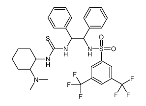 N-((1R,2R)-2-(3-((1R,2R)-2-(Dimethylamino)cyclohexyl)thioureido)-1,2-diphenylethyl)-3,5-bis(trifluoromethyl)benzenesulfonamide Structure