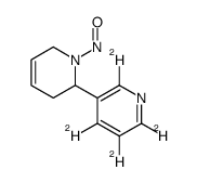 (R,S)-N-Nitroso Anatabine-2,4,5,6-d4 Structure