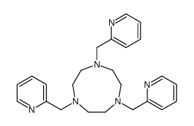 1,4,7-tris(pyridin-2-ylmethyl)-1,4,7-triazonane结构式