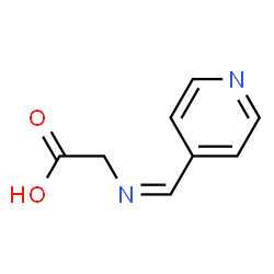 Glycine, N-(4-pyridinylmethylene)- (9CI)结构式
